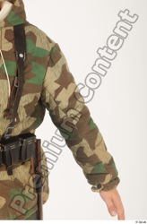 Arm Upper Body Man White Army Uniform Jacket Average Clothes photo references